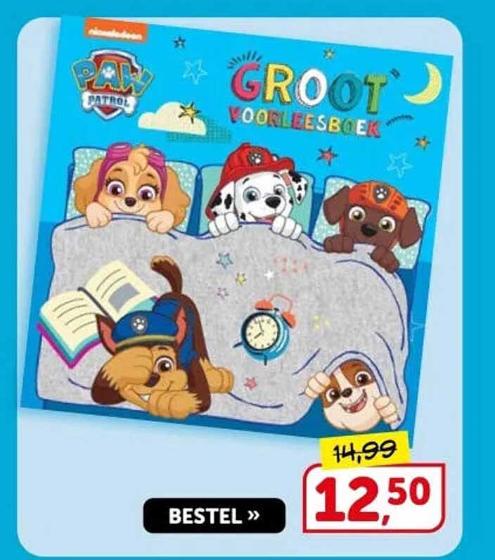 PAW Patrol Groot voorleesboek