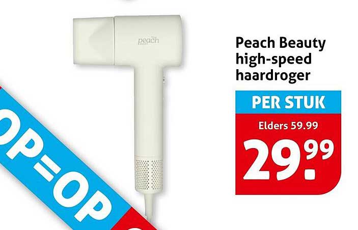 Peach Beauty high-speed haardroger