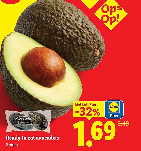 Ready to eat avocado's