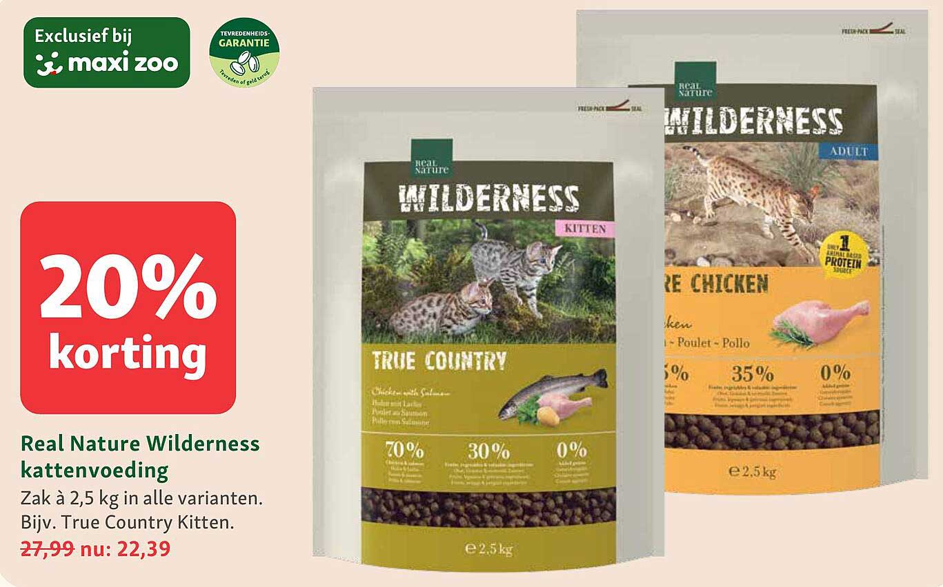 Real Nature Wilderness kattenvoeding