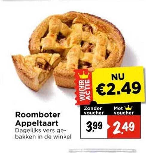 Roomboter Appeltaart