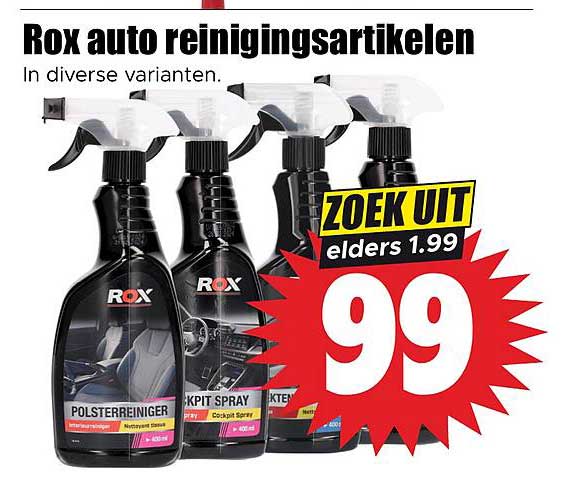 Rox auto reinigingsartikelen