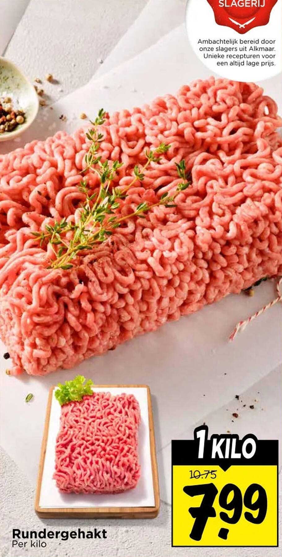 Rundergehakt Per kilo