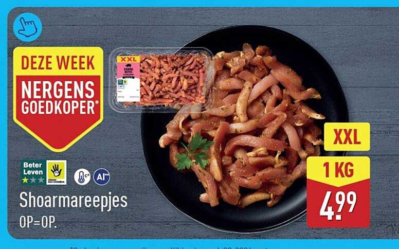 Shoarmareepjes XXL 1 KG