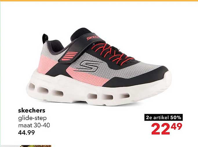 skechers glide-step maat 30-40 2e artikel 50%