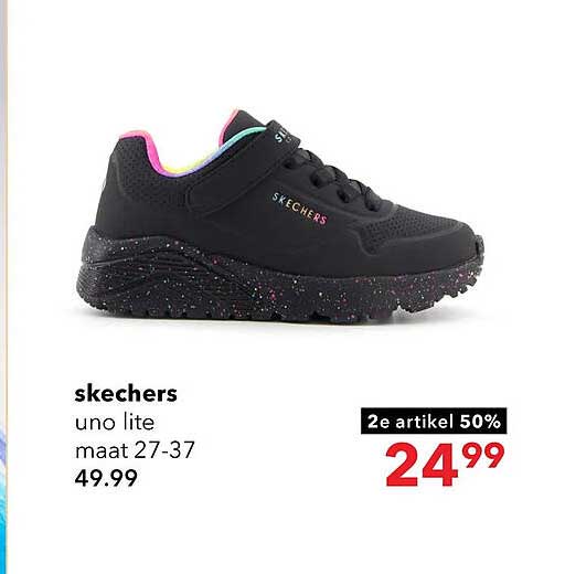 skechers uno lite maat 27-37 2e artikel 50%