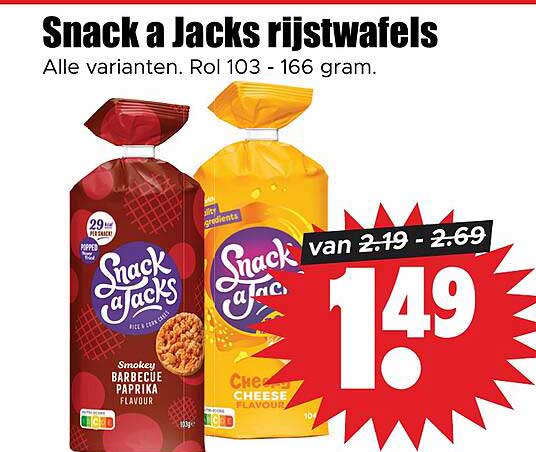 Snack a Jacks rijstwafels
