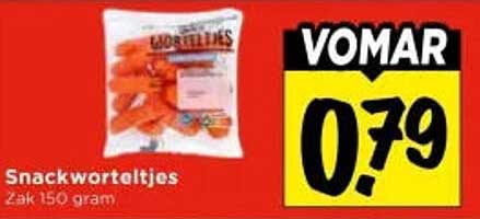 Snackworteltjes zak 150 gram