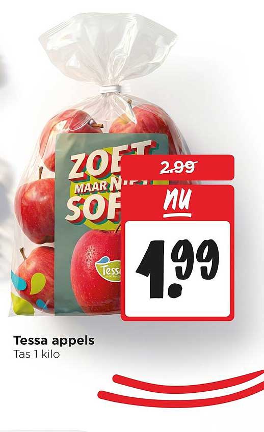 Tessa appels Tas 1 kilo