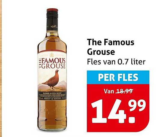 The Famous Grouse Fles van 0.7 liter PER FLES