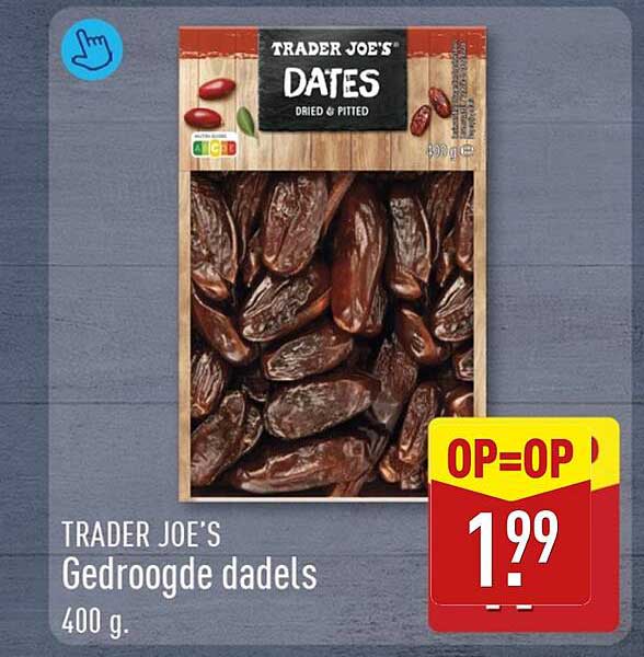 TRADER JOE'S Gedroogde dadels 400 g.