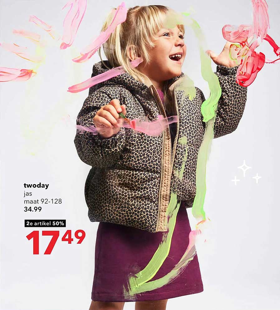 twoday jas maat 92-128 2e artikel 50%