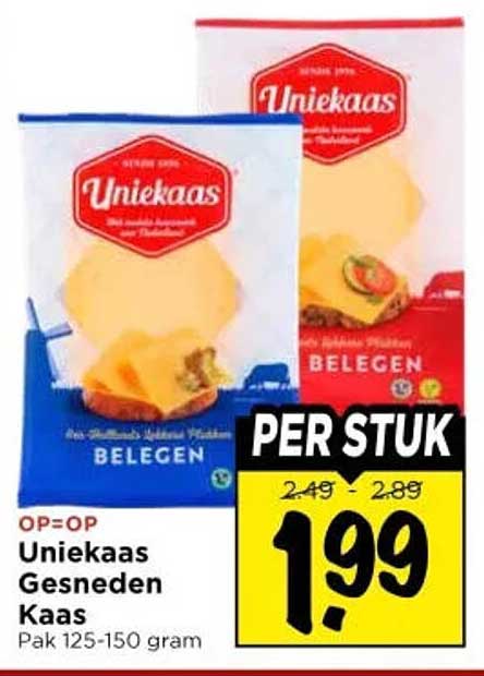 Uniekaas Gesneden Kaas
