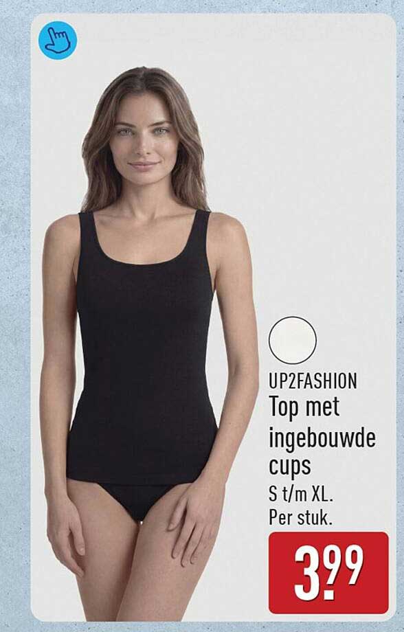 UP2FASHION Top met ingebouwde cups