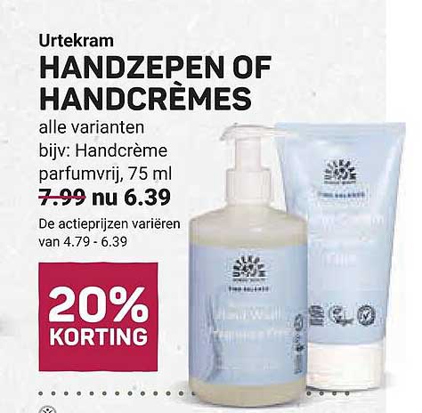 Urtekram HANDZEPEN OF HANDCRÈMES
