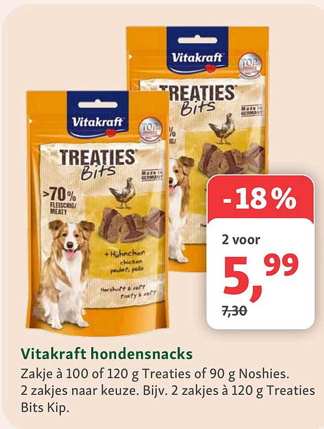 Vitakraft hondensnacks 2 voor
