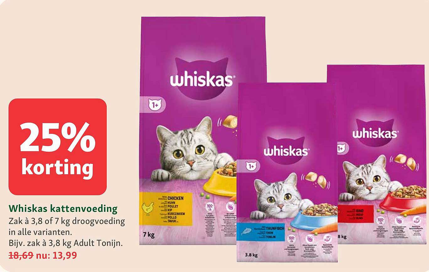 Whiskas kattenvoeding