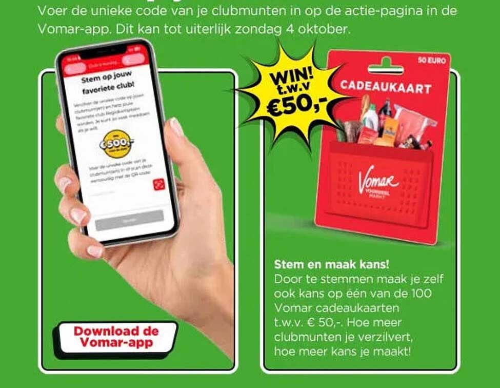 WIN! t.w.v. €50,- CADEAUKAART