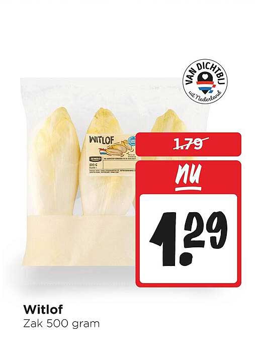 Witlof Zak 500 gram