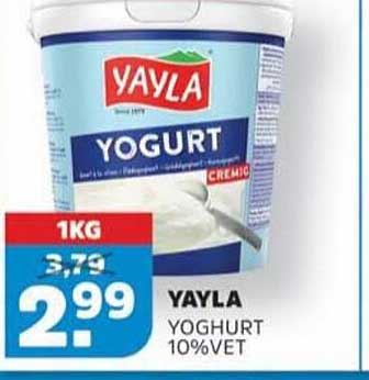 YAYLA YOGURT 10% VET