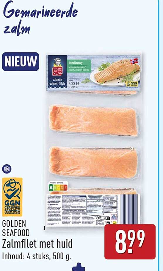 Zalmfilet met huid