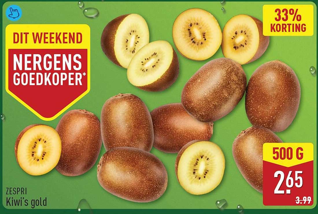 ZESPRI Kiwi's gold 500 g 33% korting
