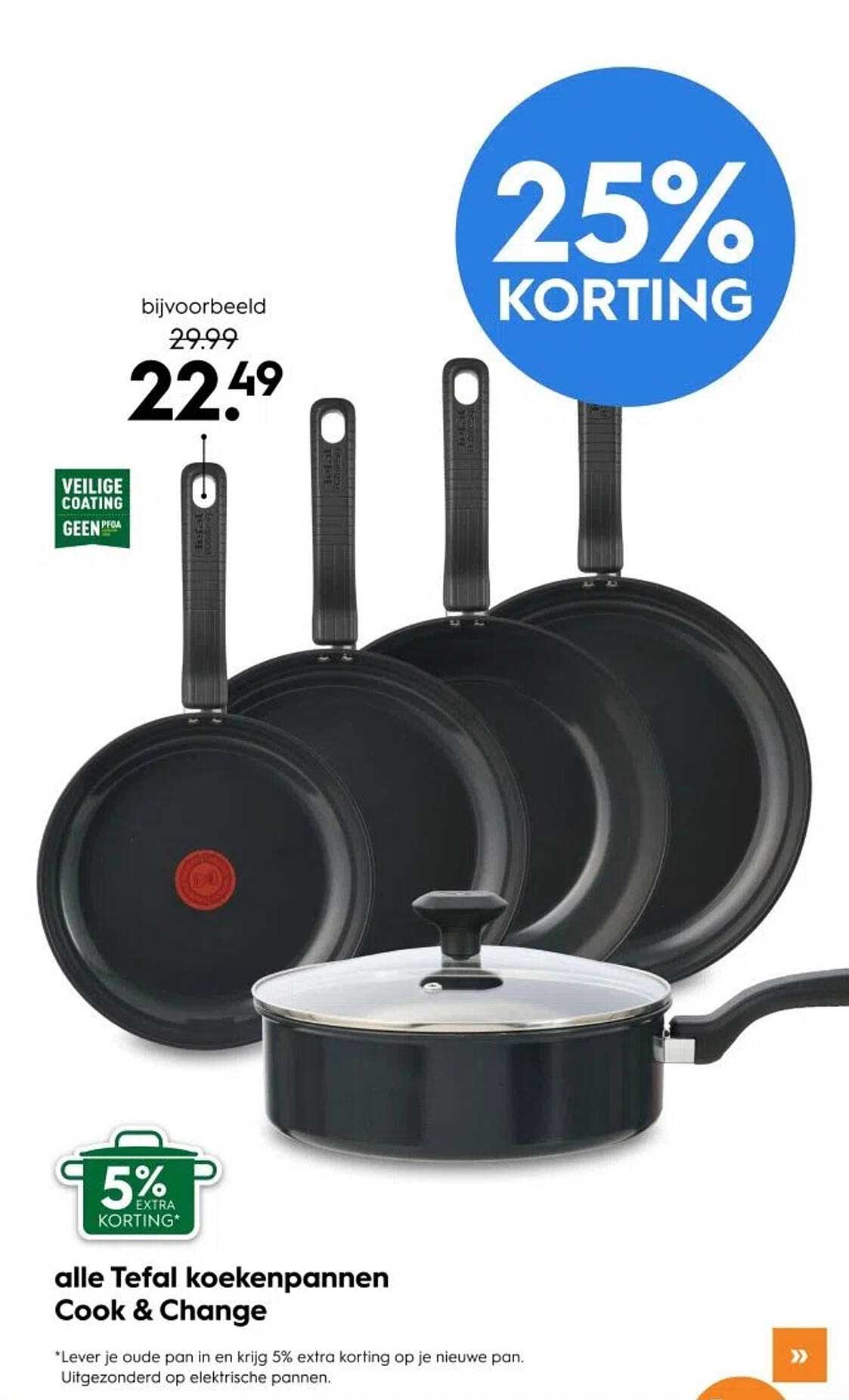 alle Tefal koekenpannen Cook & Change