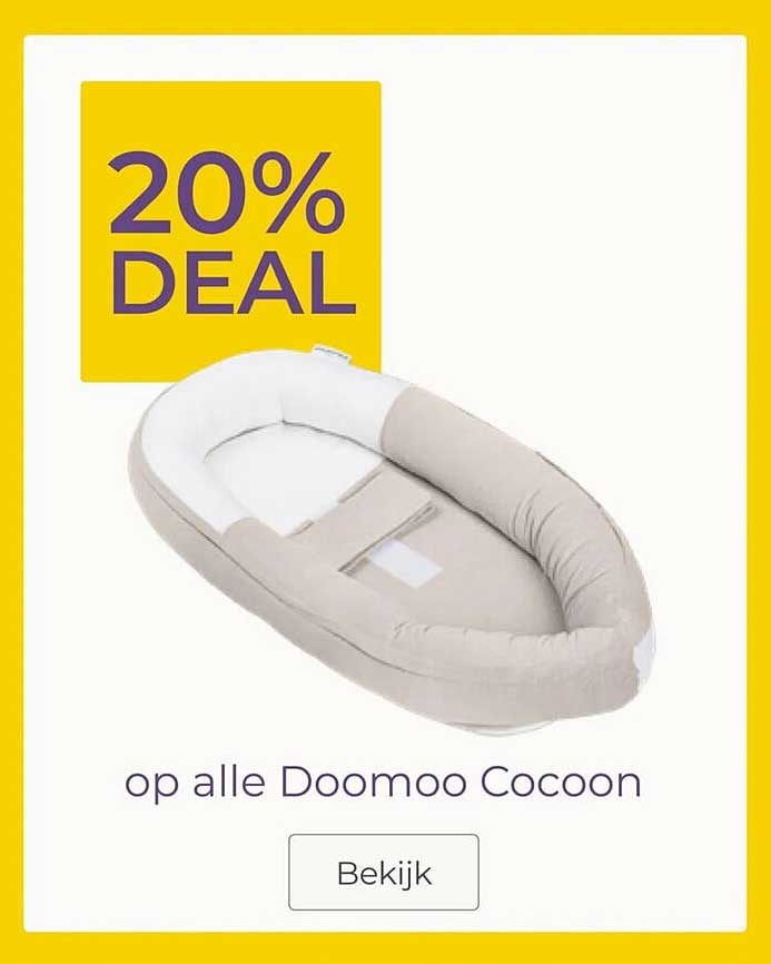 20% DEAL op alle Doomoo Cocoon