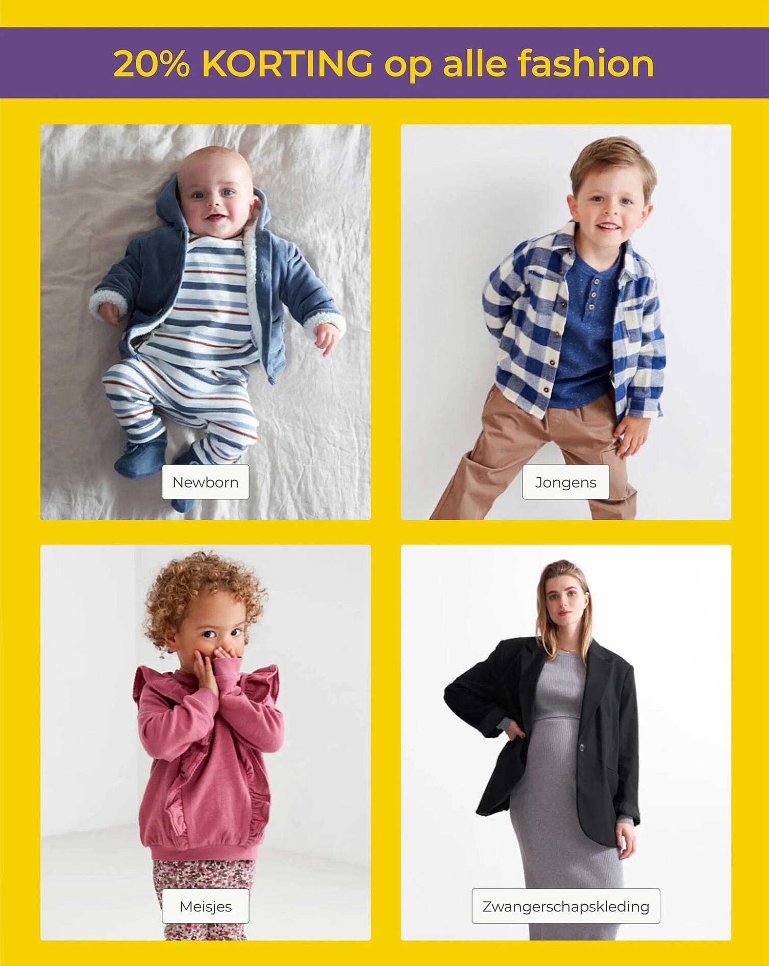 20% KORTING op alle fashion