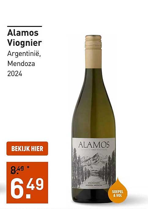 Alamos Viognier Argentinië, Mendoza 2024