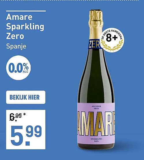 Amare Sparkling Zero Spanje