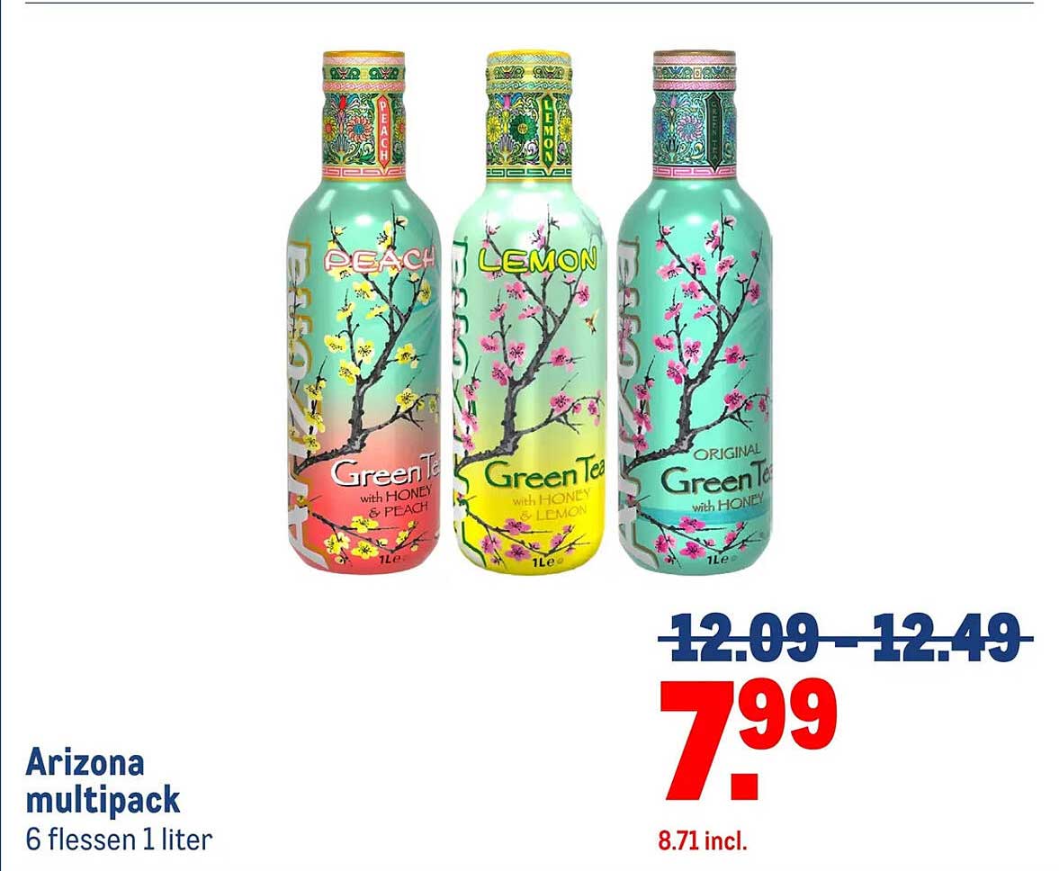 Arizona multipack 6 flessen 1 liter