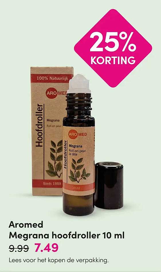 Aromed Megrana hoofdroller 10 ml 25% KORTING