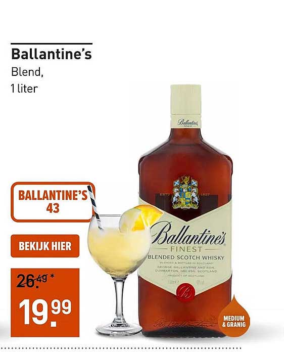 Ballantine's Blend, 1 liter