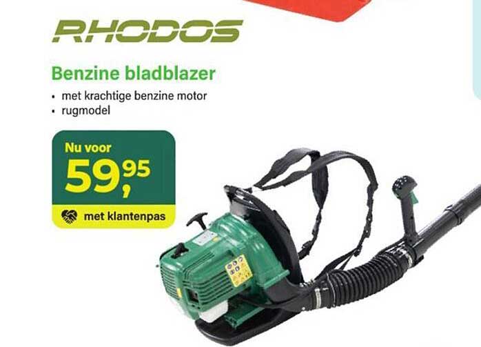 Benzine bladblazer