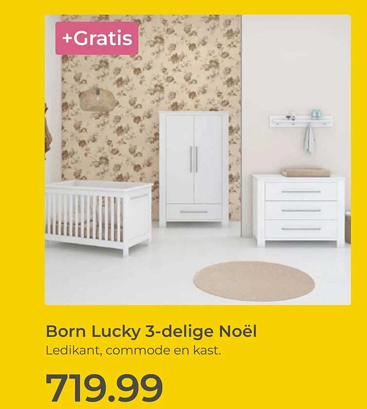 Born Lucky 3-delige Noël +Gratis