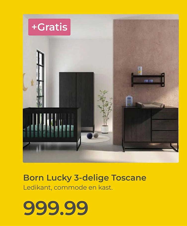 Born Lucky 3-delige Toscane +Gratis