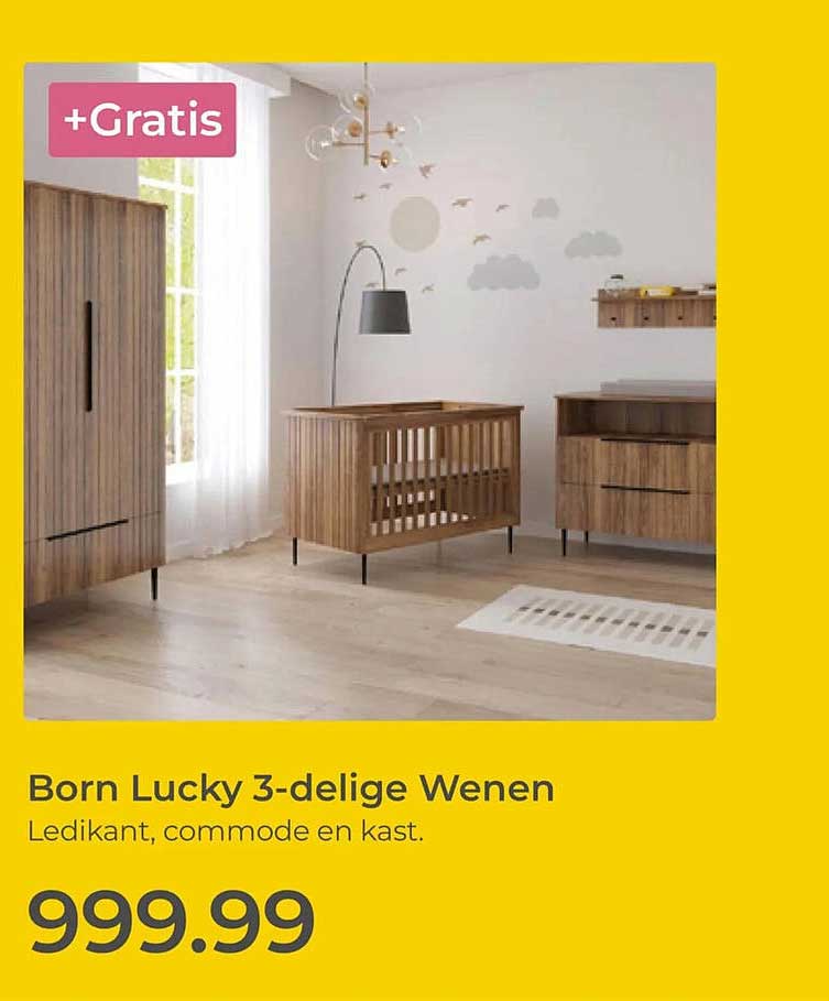 Born Lucky 3-delige Wenen +Gratis