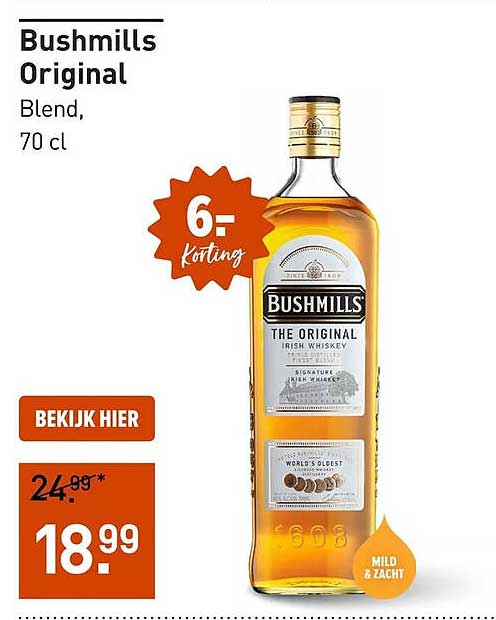 Bushmills Original Blend, 70 cl