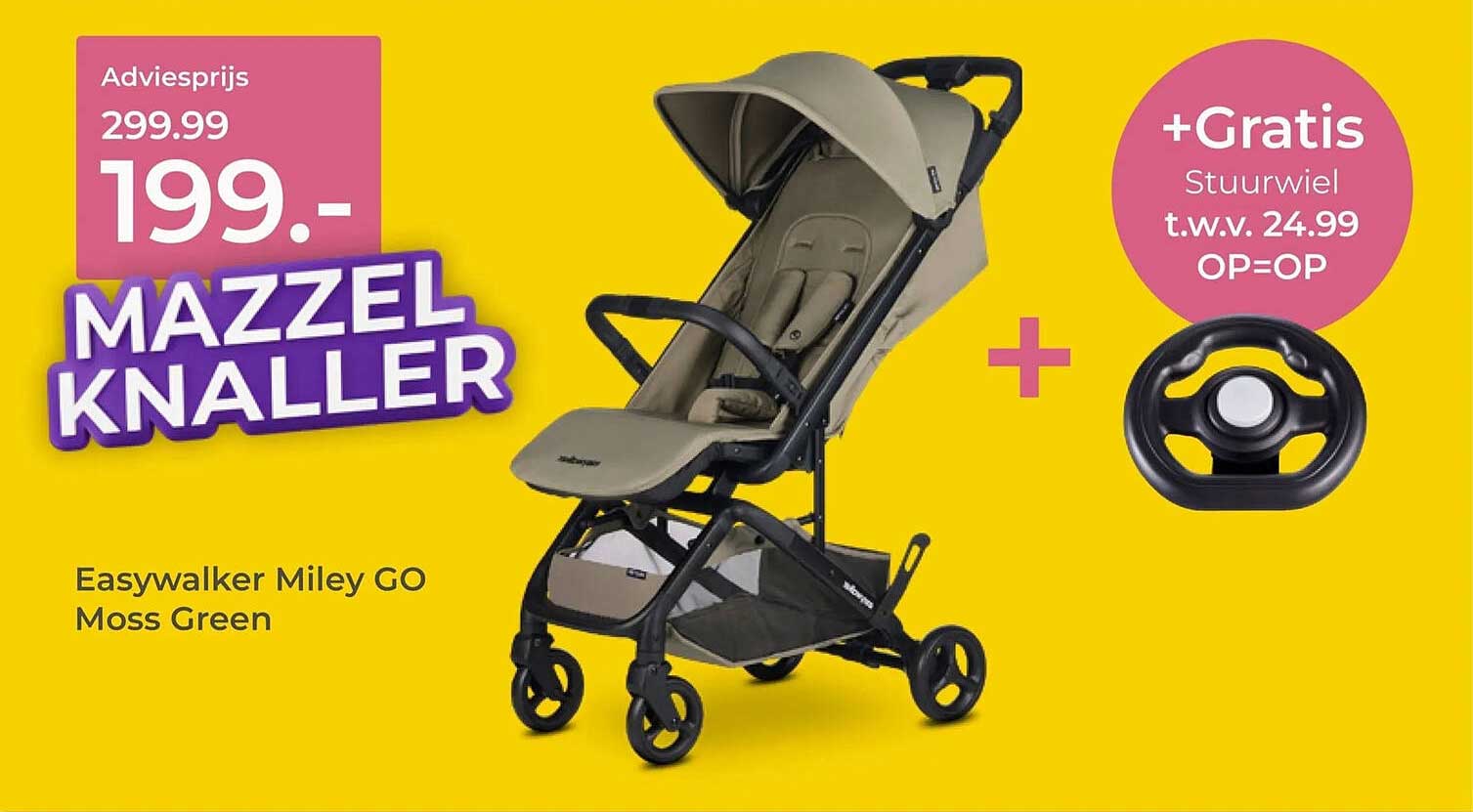 Easywalker Miley GO Moss Green MAZZELKNALLER