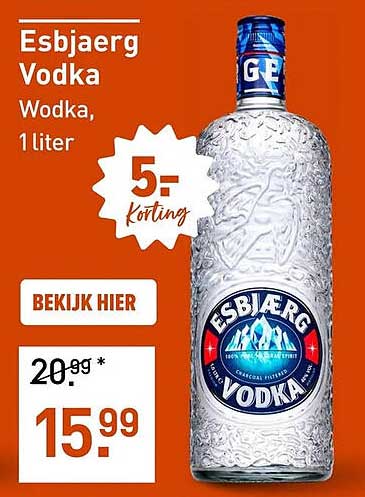 Esbjerg Vodka, 1 liter