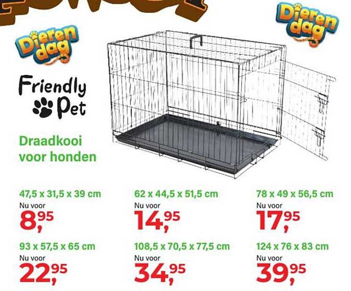 Friendly Pet Draadkooi voor honden