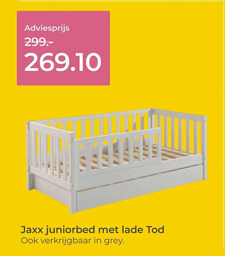 Jaxx juniorbed met lade Tod