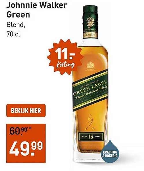 Johnnie Walker Green Blend, 70 cl