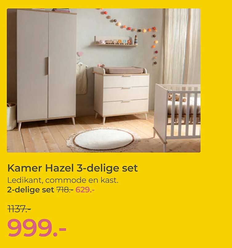 Kamer Hazel 3-delige set