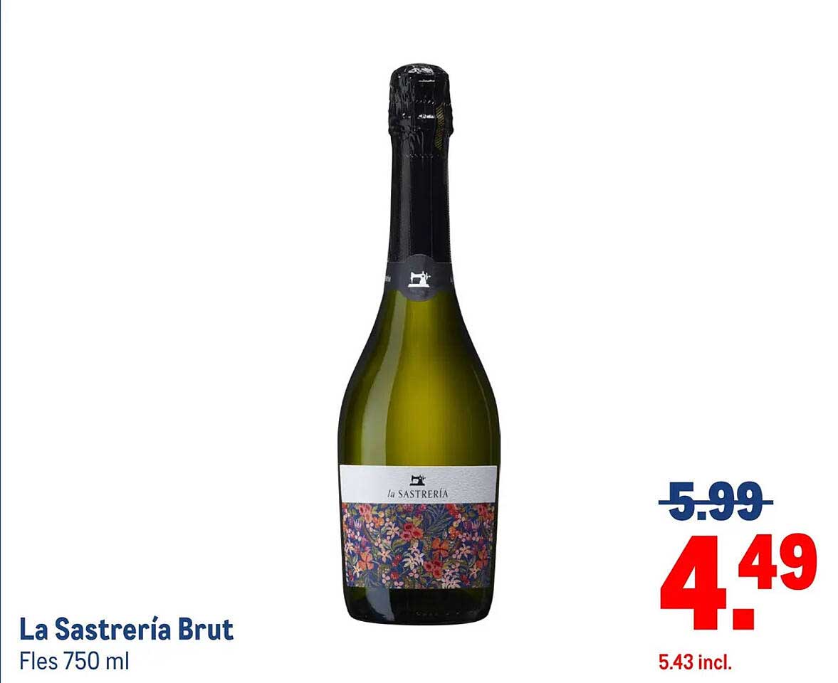 La Sastrería Brut Fles 750 ml