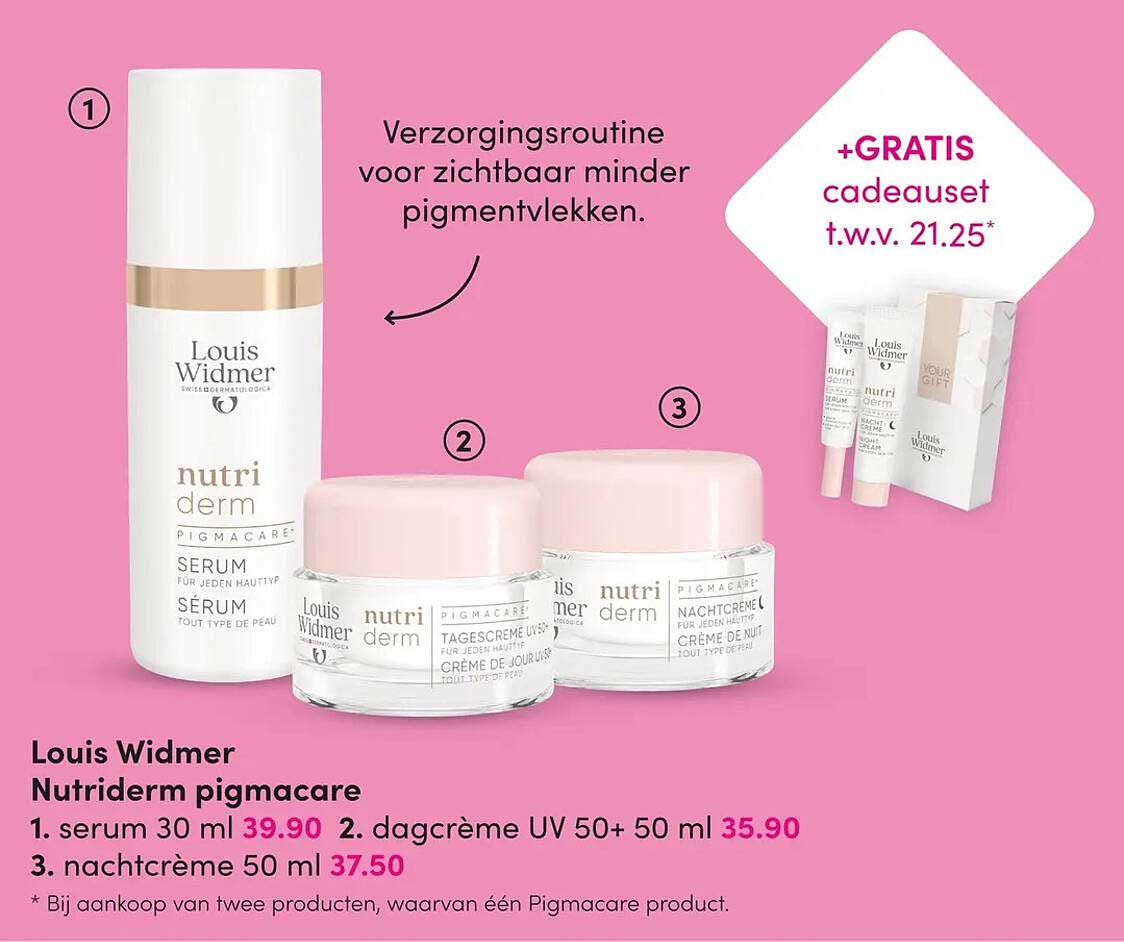 Louis Widmer Nutriderm pigmacare