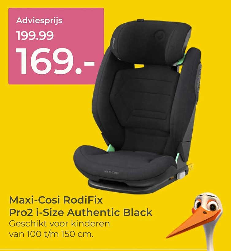 Maxi-Cosi RodiFix Pro2 i-Size Authentic Black