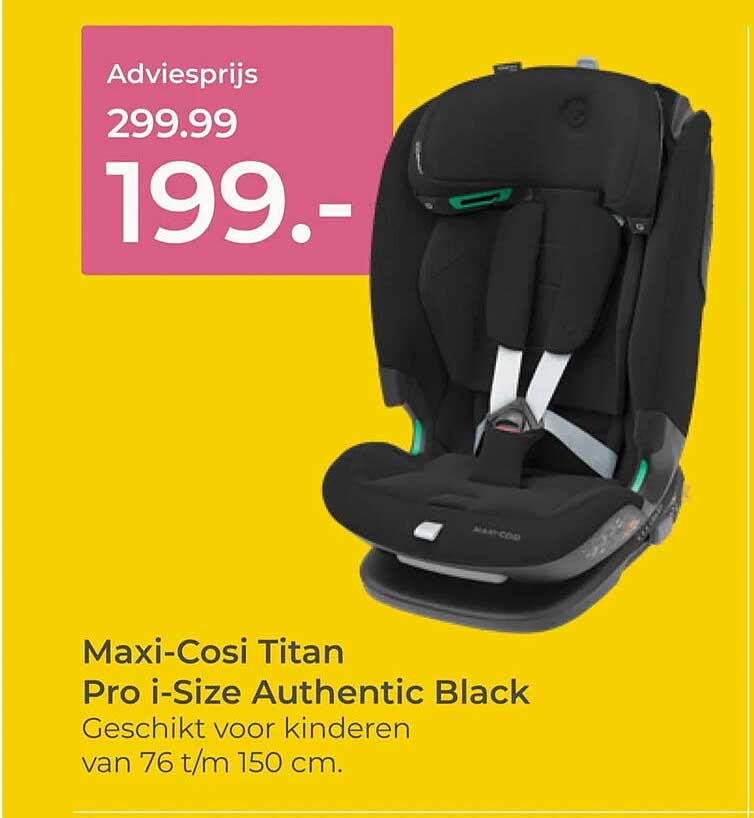 Maxi-Cosi Titan Pro i-Size Authentic Black