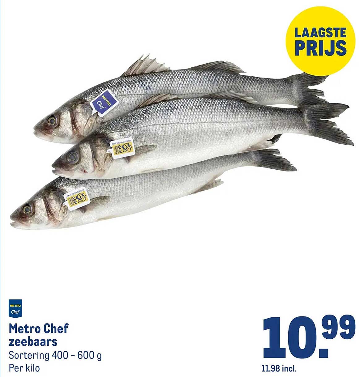 Metro Chef zeebaars